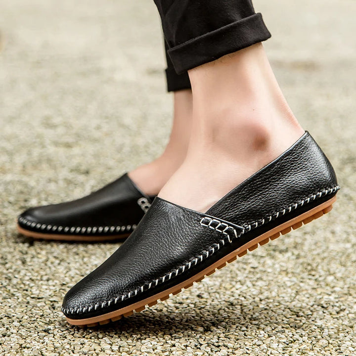 Bequeme Lederhalbschuhe für den Alltag Drune Drune