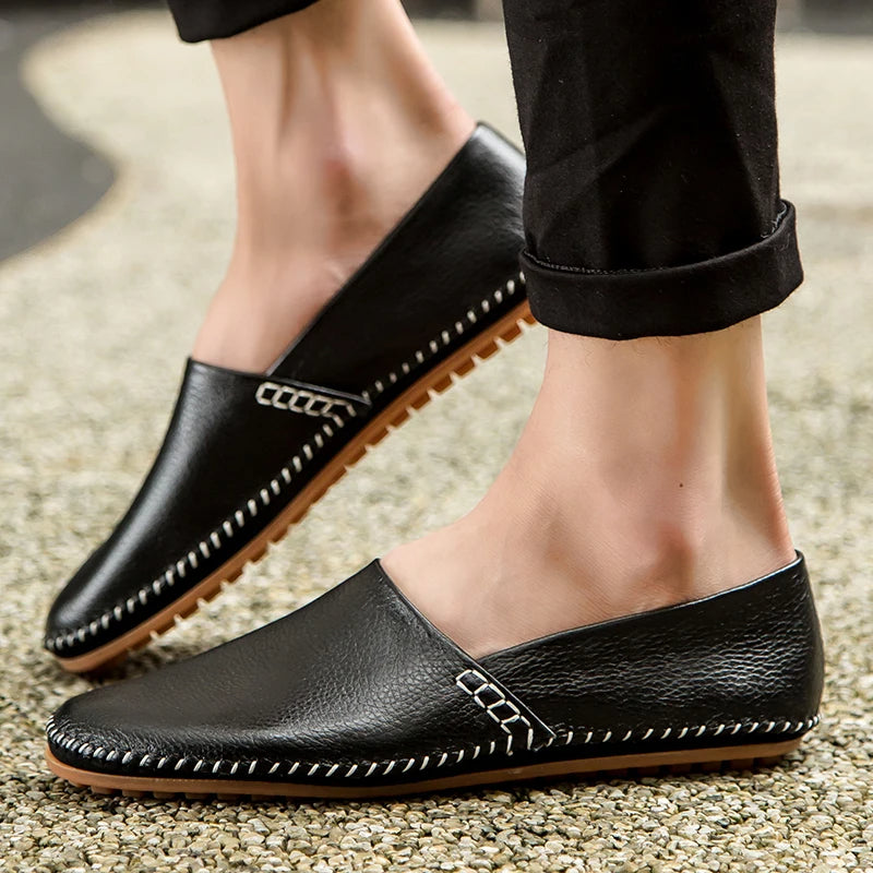 Bequeme Lederhalbschuhe für den Alltag Drune Drune