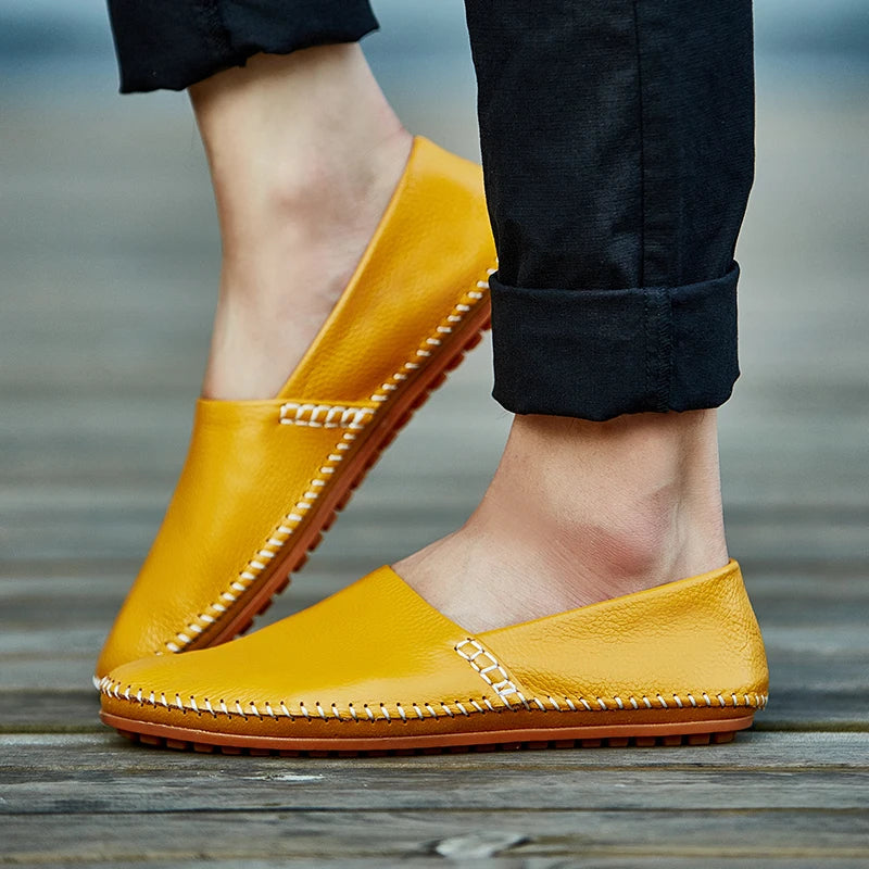 Bequeme Lederhalbschuhe für den Alltag Drune Drune