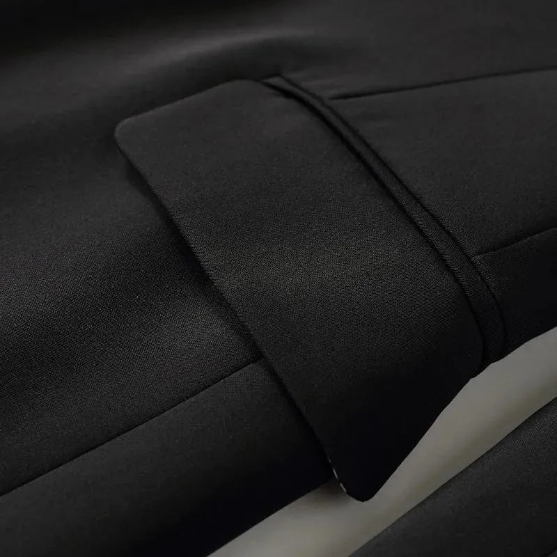 Drune | Abnehmbarer Kapuzenblazer Damen - Lässig - Unifarben