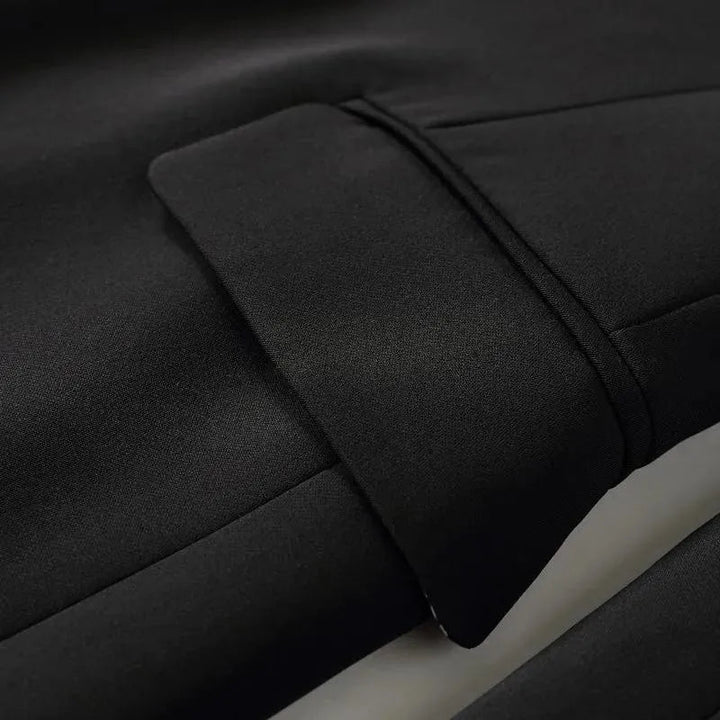 Drune | Abnehmbarer Kapuzenblazer Damen - Lässig - Unifarben