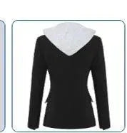 Drune | Abnehmbarer Kapuzenblazer Damen - Lässig - Unifarben