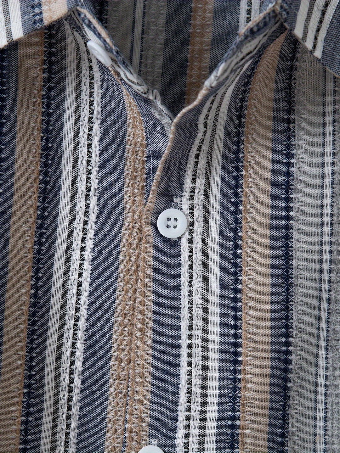 Drune | Gestreiftes Baumwoll Leinen Herrenhemd für entspannte Looks