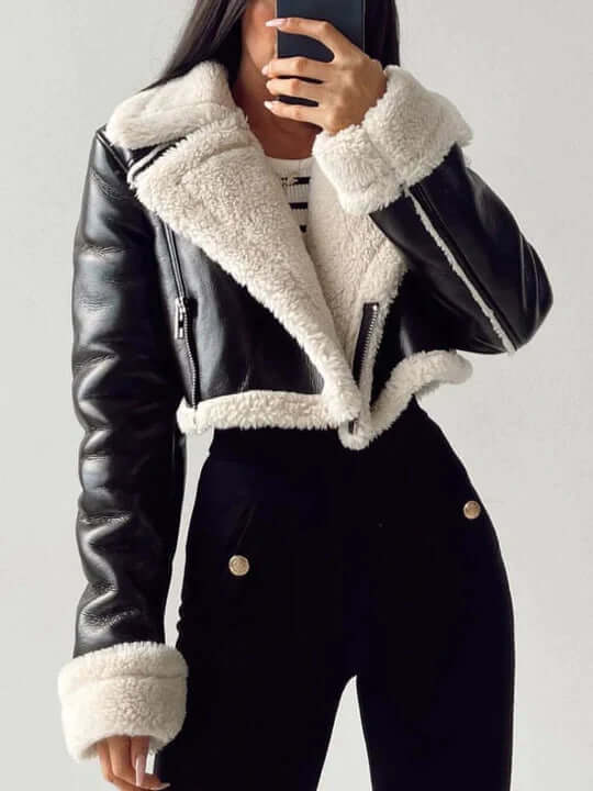 Drune | Damen Fleecefutter Kurze Jacke