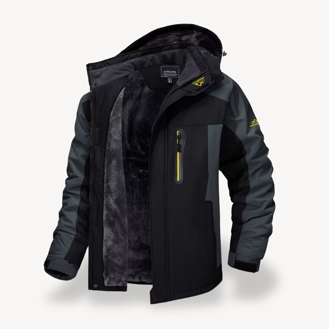 Drune | Herren Wasserfeste Outdoor Winter Fleecejacke