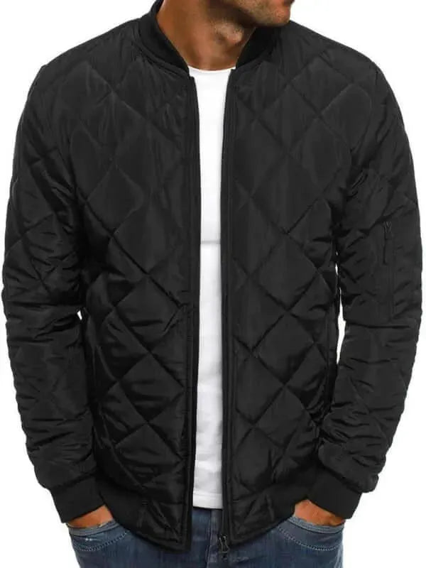 Drune | Diamond Pattern Herrenjacke