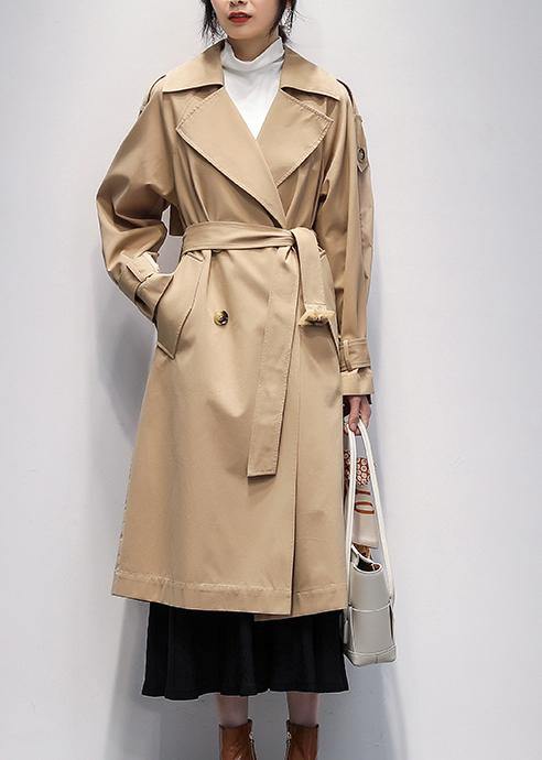Drune | khaki Plus Size Lange Mäntel Mode Ideen Mit Eingrifftaschen Jacken
