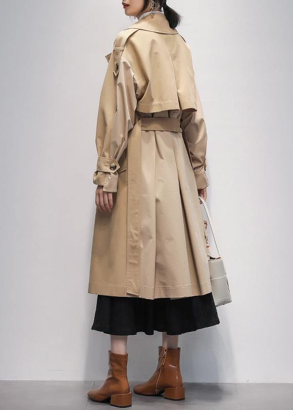 Drune | khaki Plus Size Lange Mäntel Mode Ideen Mit Eingrifftaschen Jacken