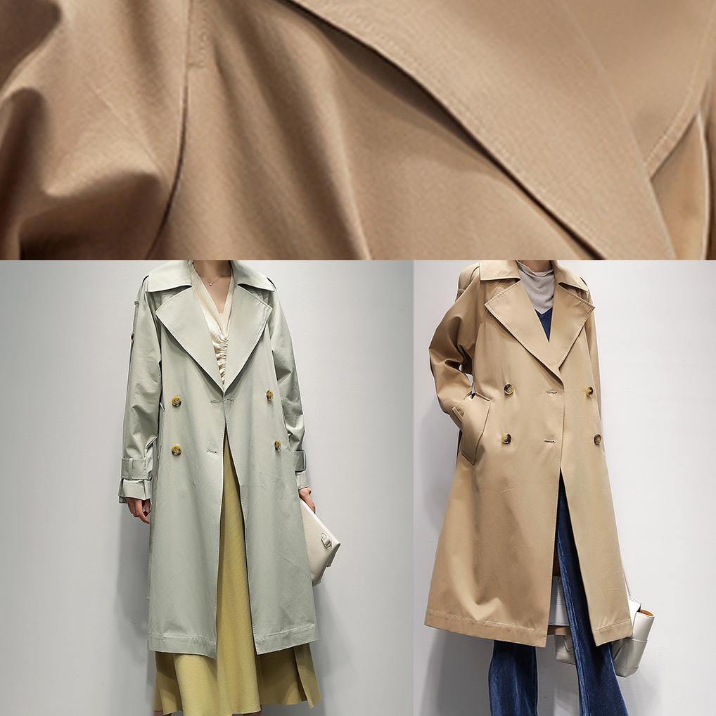 Drune | khaki Plus Size Lange Mäntel Mode Ideen Mit Eingrifftaschen Jacken