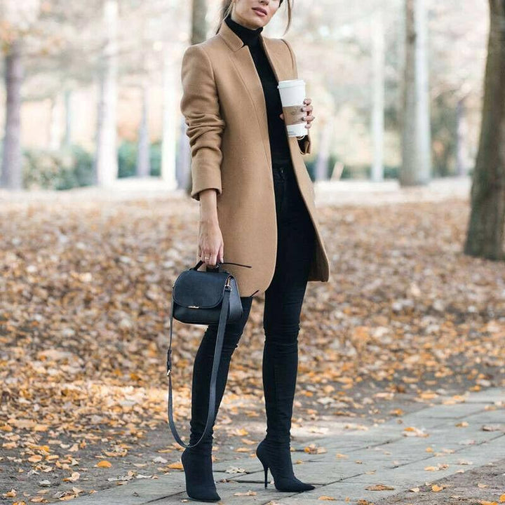 Drune | Langer Retro-Mantel für Damen