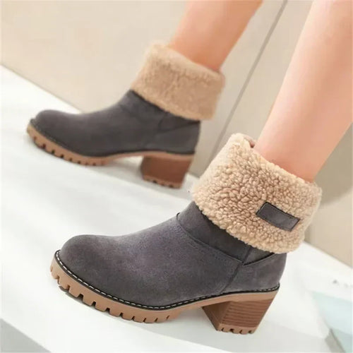 Drune | Elegante und Warme Leder - Schneestiefel