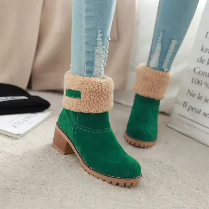 Drune | Elegante und Warme Leder - Schneestiefel