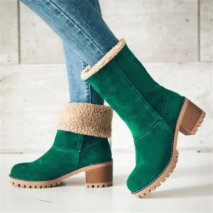 Drune | Elegante und Warme Leder - Schneestiefel