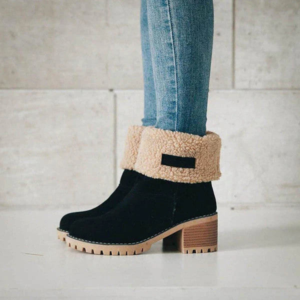 Drune | Elegante und Warme Leder - Schneestiefel