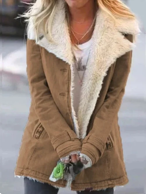 Drune | Damen Fleecejacke Mit Sherpa Futter
