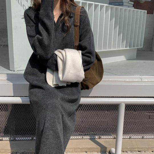 Drune | Sweatkleid Mit Bequemem Schnitt