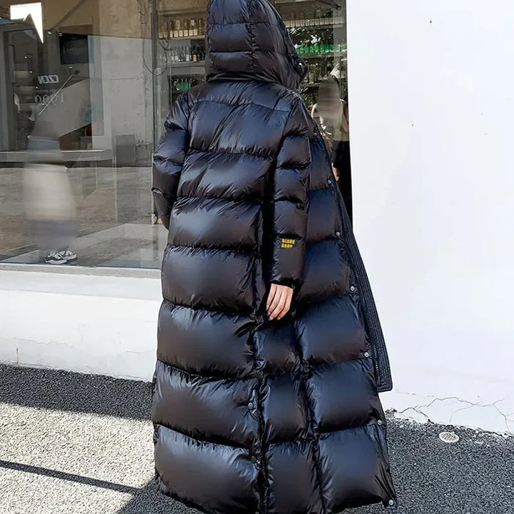 Drune | Langer Schwarzer Winterparka Für Damen - Ideal für Winter
