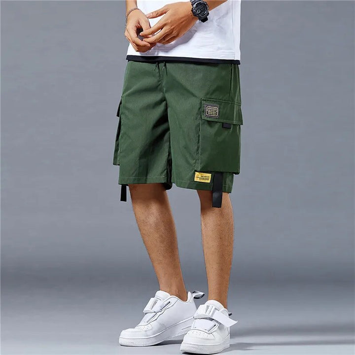 Drune - Baggy Shorts mit mehreren Taschen