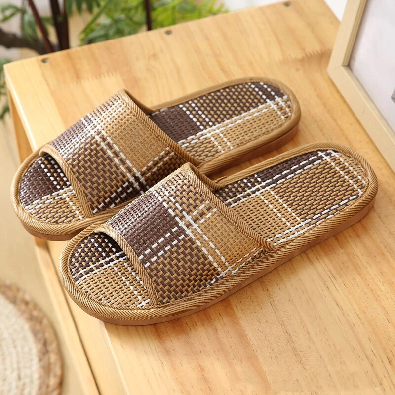 Drune - Bambus Rattan Pantoffel