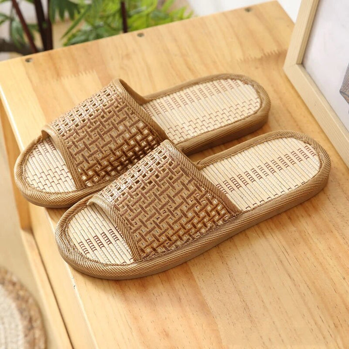 Drune - Bambus Rattan Pantoffel