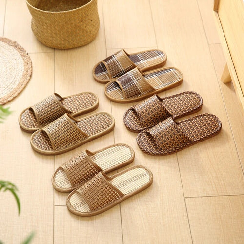 Drune - Bambus Rattan Pantoffel