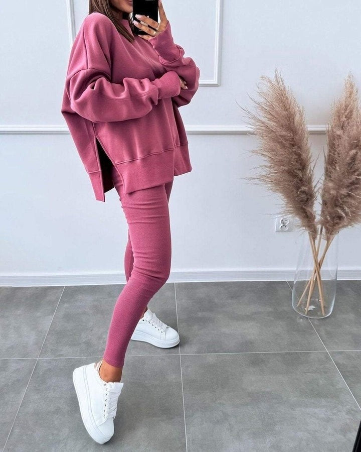 Drune | Bequemes Herbst-Sweatshirt-Set