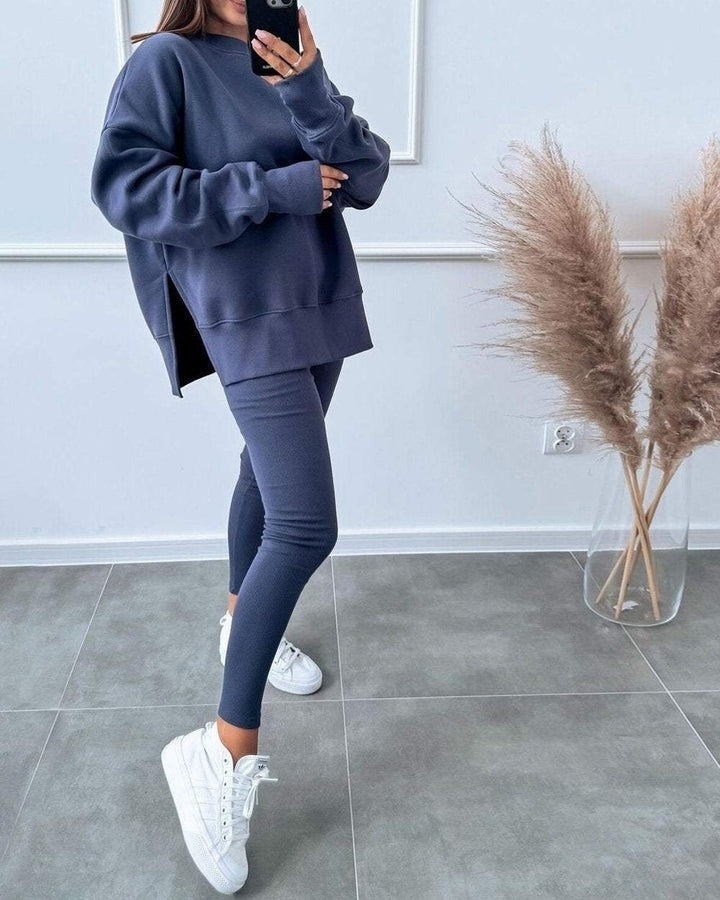 Drune | Bequemes Herbst-Sweatshirt-Set