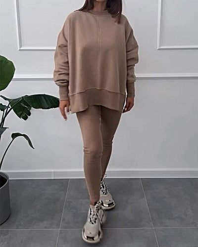 Drune | Bequemes Herbst-Sweatshirt-Set