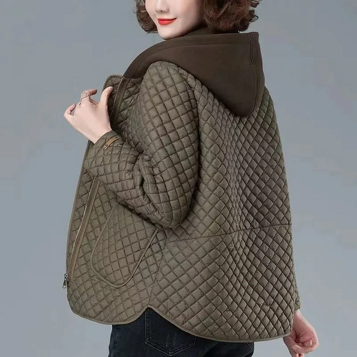 Drune | Diamond-Quilted Coat