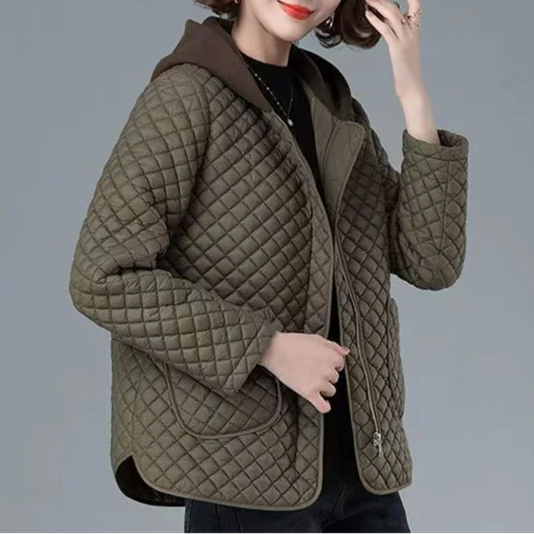 Drune | Diamond-Quilted Coat