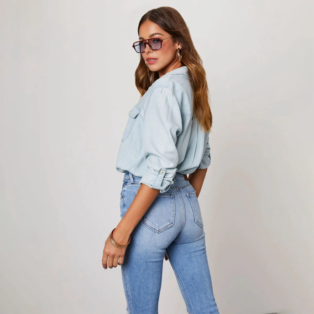 Drune | Denim Button-Up