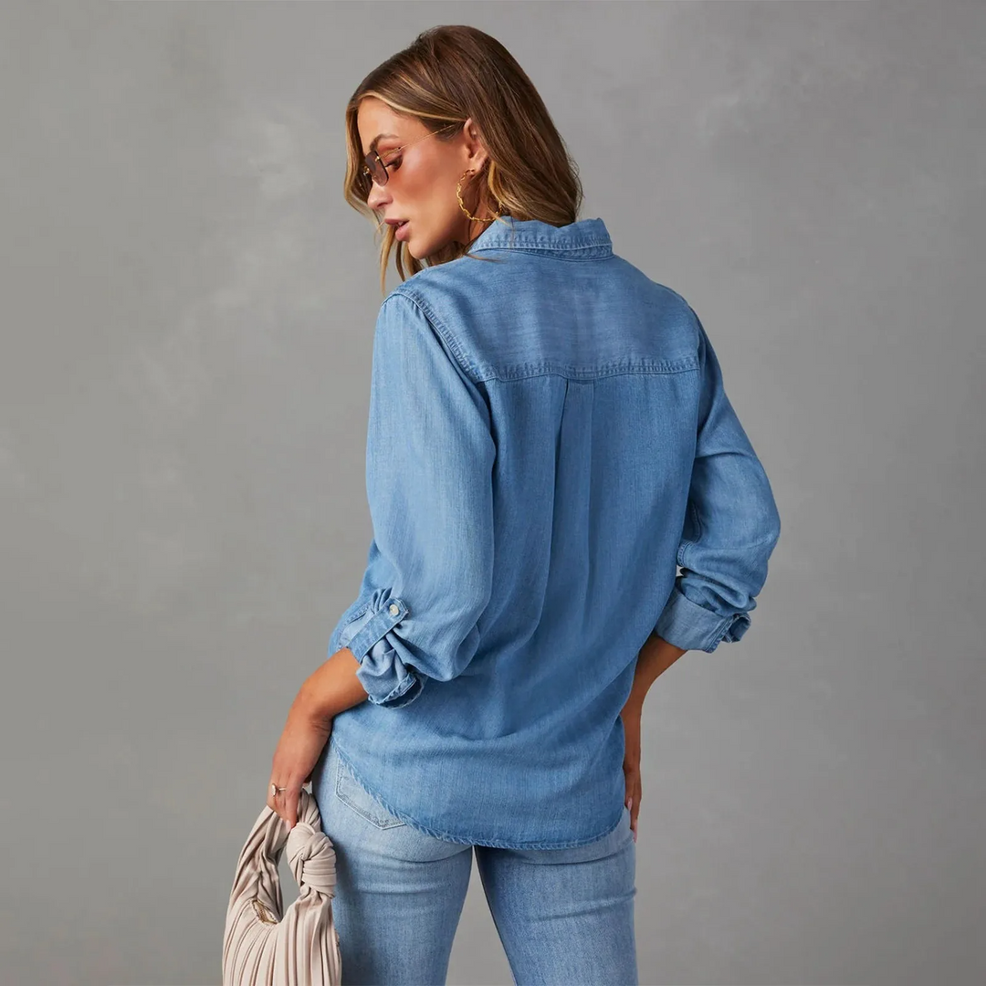 Drune | Denim Button-Up