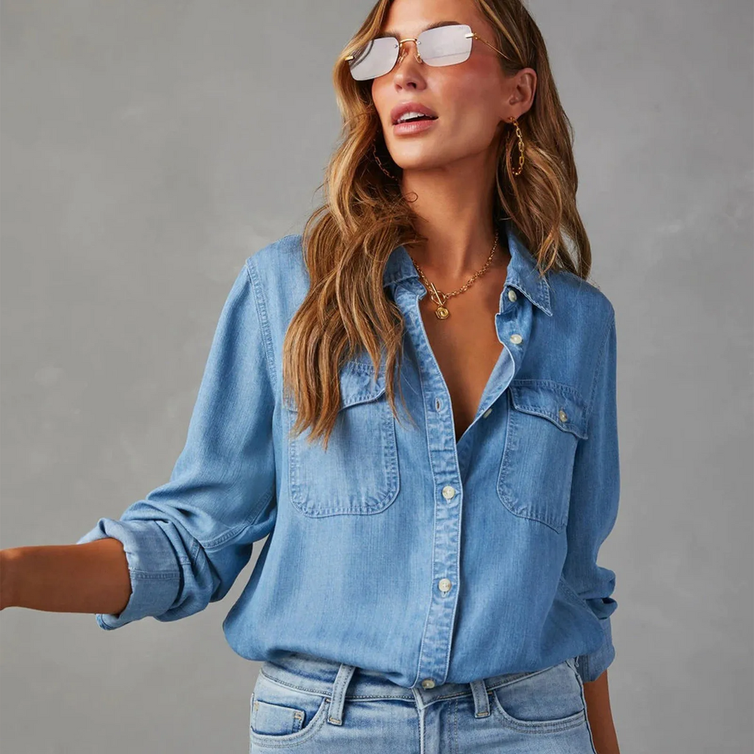 Drune | Denim Button-Up