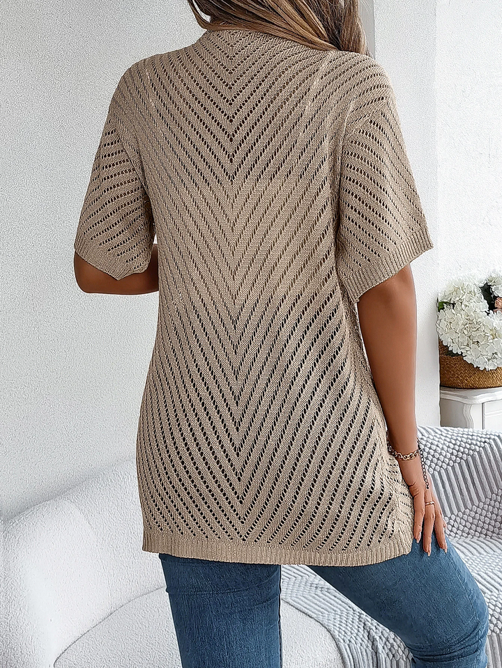Drune | Chevron Strickjacke
