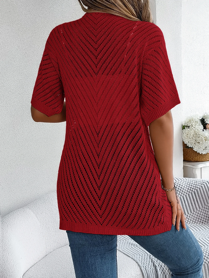 Drune | Chevron Strickjacke