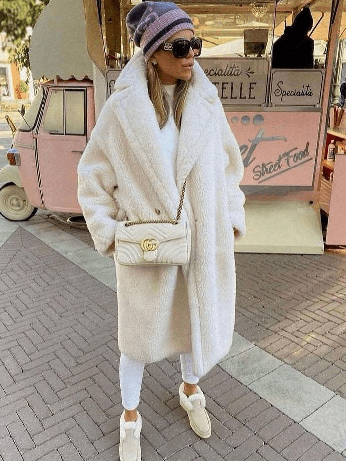 Drune | Wollmischung Mantel - Oversized Passform - Warm & Schick Winterbekleidung