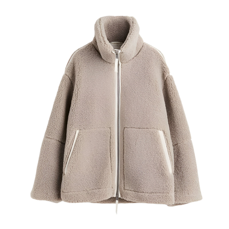 Drune | Warme Teddy Fleece Damenjacke
