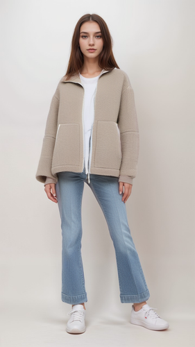 Drune | Teddy Fleece Jacke Polyester Warm, Bequem