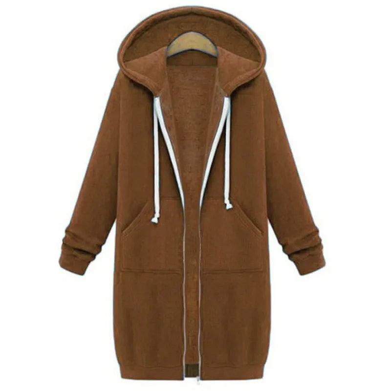 Drune | Lange Kapuzenjacke
