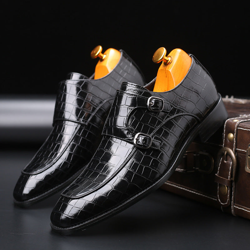 Drune | Atmungsaktive Leder Schuhe Mit Quadrater Spitze