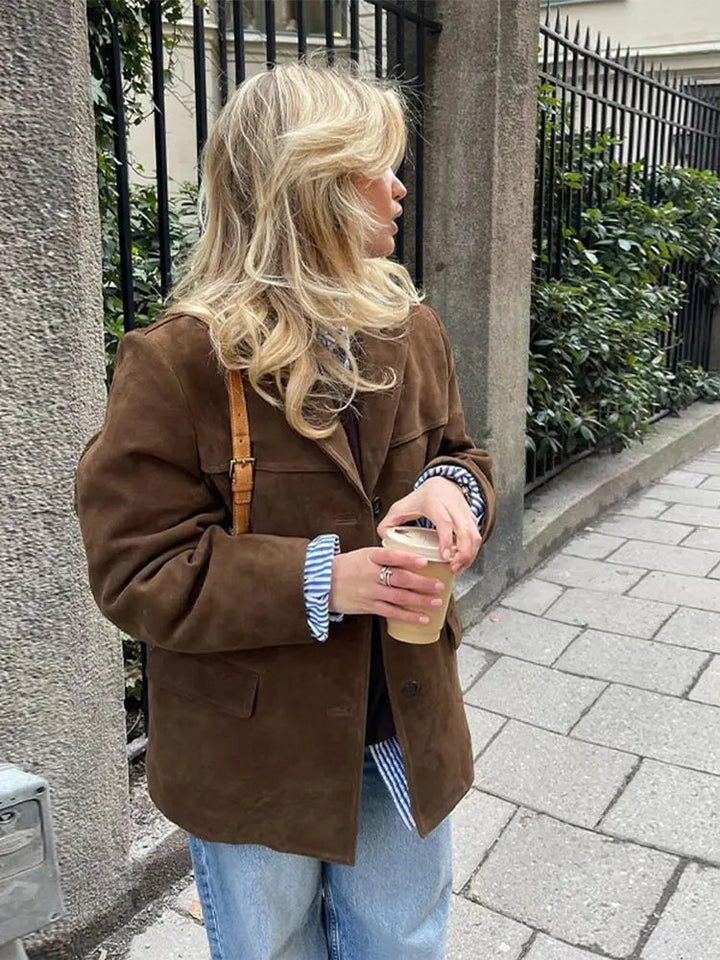 Drune | Vintage Wildlederjacke