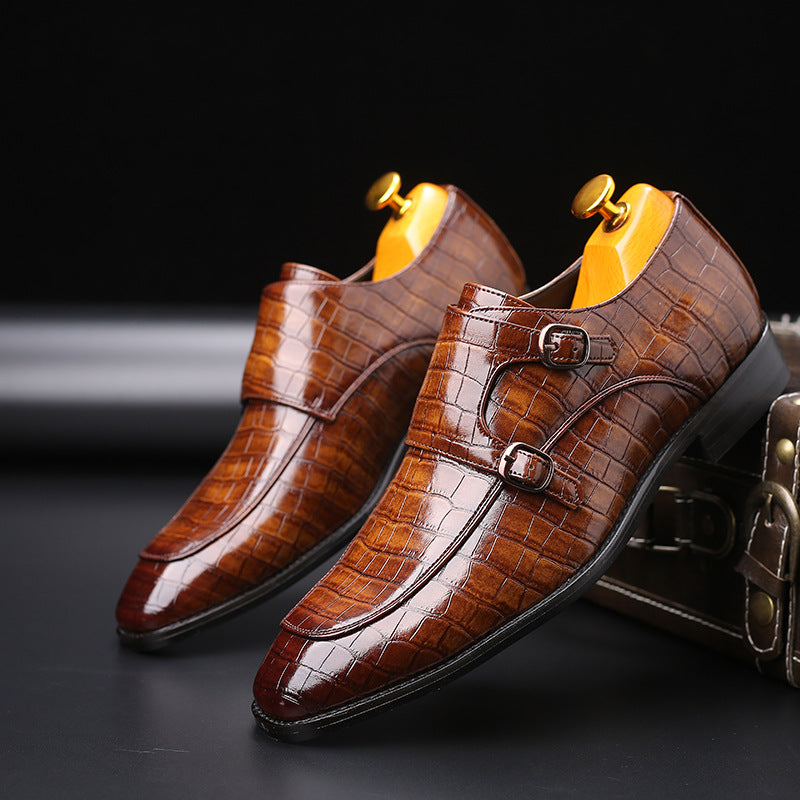 Drune | Atmungsaktive Leder Schuhe Mit Quadrater Spitze