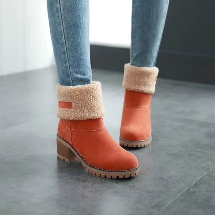 Drune | Stilvolle Warme Schneestiefel Aus Leder