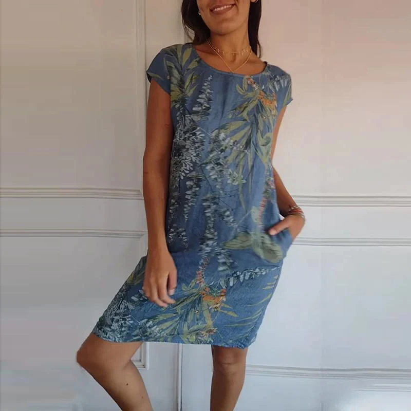 Kleid aus Baumwolle