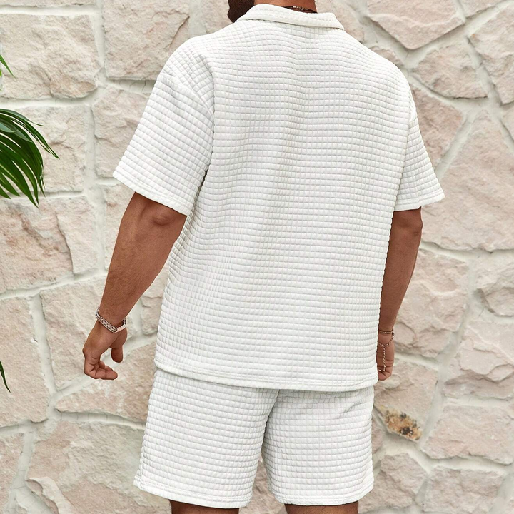 Drune | Luxuriöses Sommer Satz für Herren Polo und Shorts