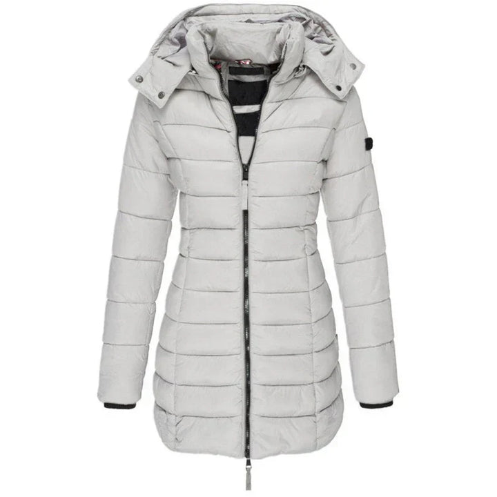 Drune | Damen Steppjacke mit Kapuze, elegant und bequem