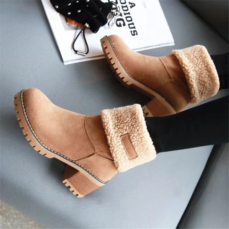 Drune | Stilvolle Warme Schneestiefel Aus Leder