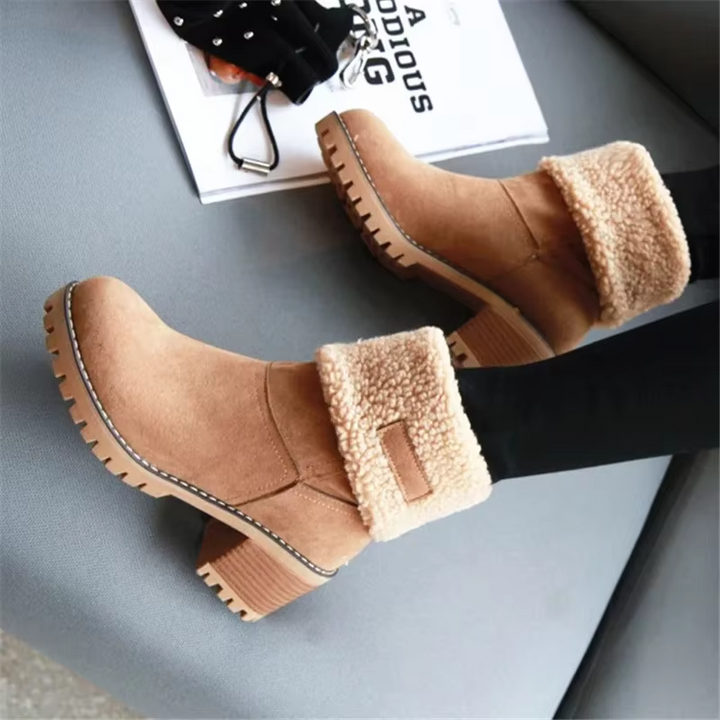Drune | Stilvolle Warme Schneestiefel Aus Leder