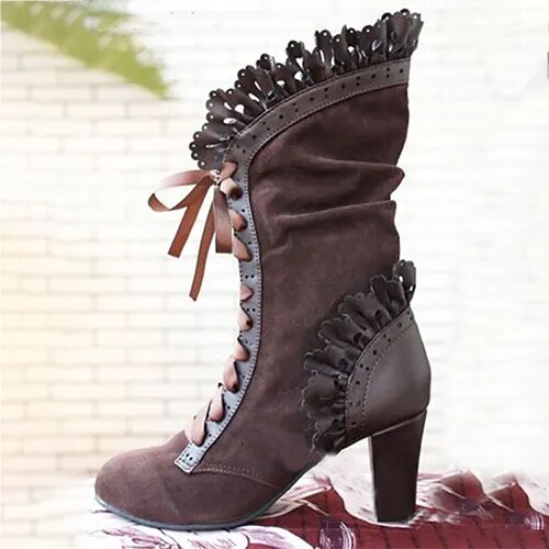 Drune - stiefel mit hohem Absatz