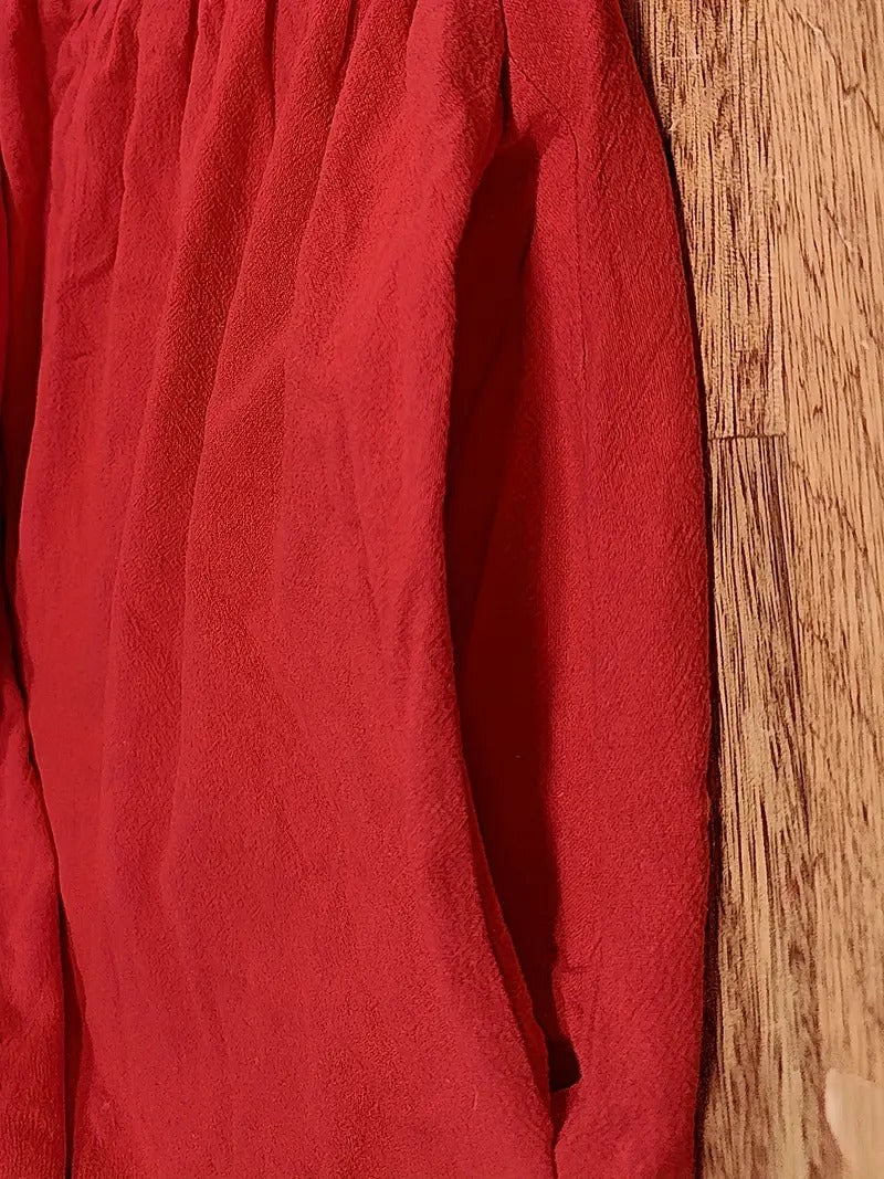Drune | Raffinierte Leinen Sommerkleid mit Praktischen Taschen